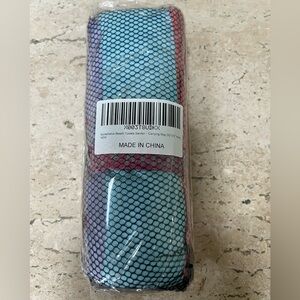 Bucephalus Beach Towels Sandproof, 32''x72'' Quick Drying Striped Pink w/Bag